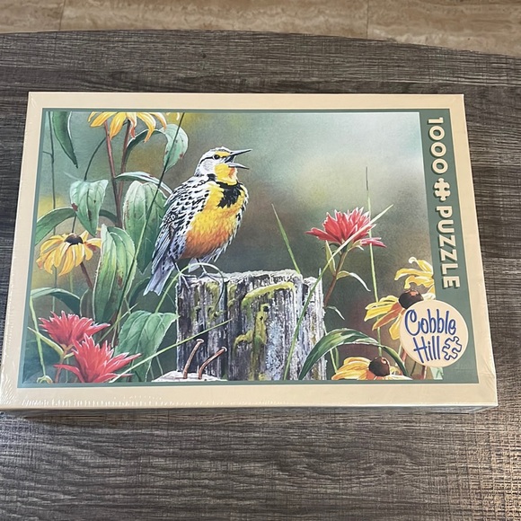 COBBLE HILL MEADOWLARK MORNING 1000 PCS PUZZLE SEALED *NEW* - Picture 1 of 3